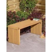 Rowlinson Kyoto 2 Seat Bench, Brown