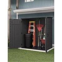 Rowlinson Suncast Hamilton XL Garden Storage Cabinet Box Unit Peppercorn Grey