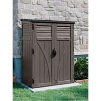 Rowlinson Suncast Aston Large Garden Storage Cabinet Box Unit Stone Grey