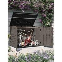 Rowlinson Suncast Stow-Away Large Store Garden Storage Cabinet Box Chest Stone G