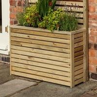 Rowlinson GCPL693 Garden Creations Tall Planter, Natural, 90 x 30 x 60 cm