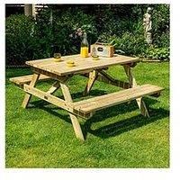 Rowlinson Outdoor 4ft Picnic Bench - Seats 4