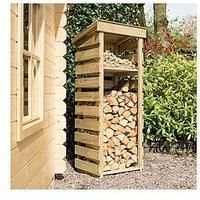 Rowlinson Outdoor Narrow Wooden Log Store