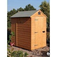 Rowlinson SECU6X4T Security Shed, Honey Brown