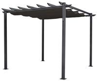 Rowlinson Latina Gazebo 3 x 3m  Grey