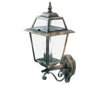 Searchlight New Orleans Outdoor Wall Light, Antique Brass