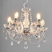 Searchlight Chandelier Crystal M