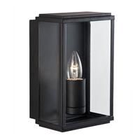 Outdoor Flush Wall Light in Black
