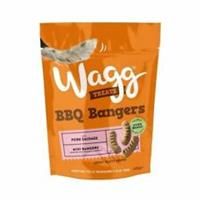 Wagg Dog Treats BBQ Mini Pork Sausage Bangers Dog Treats Food Supplies 125g Bag