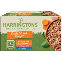 Harringtons Grain Free Wet Dog Food Mixed Flavours 16x400g