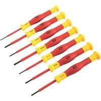 C.K Tools Micro Precision VDE Screwdriver Set - 7 Piece