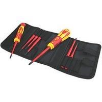 C.K T4925 VDE/1000V Interchangeable Screwdriver Set with Slim Blades