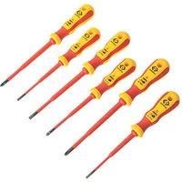 CK T49066 SensoPlus 6 Piece VDE Insulated Slim Blade Screwdriver Set