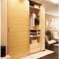 Coburn Twin 60 Two-Door System 1.5m opening (Set) in Silver/Other Aluminium/Nylon