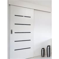 Coburn Single 60 One-Door System 750mm opening (Set) in Silver/Other Aluminium/Nylon