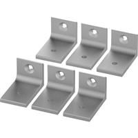 Coburn Soffit Bracket Set (6 Pack) in Silver/Other Aluminium