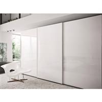 Coburn Celantur 80 Wardrobe System 3000mm Trackset 2 Door (Set) in Silver Nylon/Aluminium