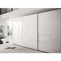 Coburn Celantur 80 Wardrobe System 4000mm Trackset 3 Door (Set) in Silver Nylon/Aluminium