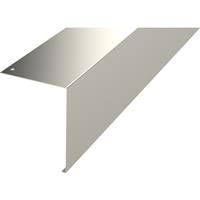 Coburn Galvanised steel pelmet 2.4m in Silver/Other