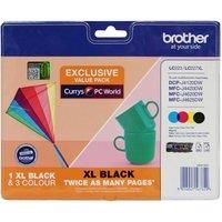 BROTHER LC223/LC227XL Tricolour & Black Ink Cartridges  Multipack