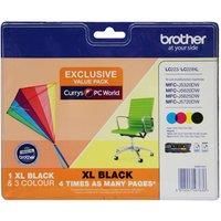 Brother LC-229XLBK/LC-225XLC/LC-225XLM/LC-225XLY Inkjet Cartridge, Black/Cyan/Magenta/Yellow, Multi-Pack, Super High Yield, Includes 4 x Inkjet Cartridges, Brother Genuine Supplies