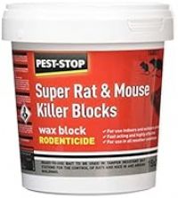 Pest-Stop PSWB04 Super Rat and Mouse Killer Wax Blocks,15 x 20g