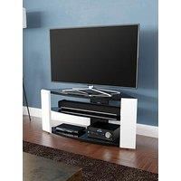 AVF Como High Gloss Corner Glass TV Stand For 37" to 55" LED CURVE OLED
