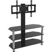 AVF SDCL900 900 mm TV Stand with Bracket  Black & Chrome