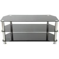 AVF SDC1000 TV Stand - Black & Chrome