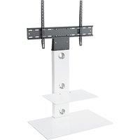 AVF Reflections Lesina FSL700LESWW 700 mm TV Stand with Bracket  White, White