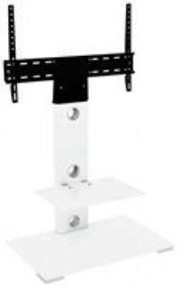 AVF Column Mount Up to 65 Inch TV Stand - White