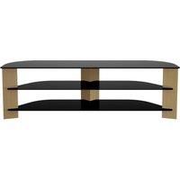 AVF Varano Black and Oak TV Stand For up to 70 inch TVs