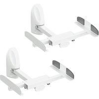 AVF Side Clamp Speaker Wall Mounts  White