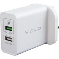 VELD SuperFast Dual USB Wall Charger