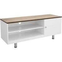 AVF Whitesands FS1200WSSW 1200 mm TV Stand - White & Rustic Wood, White