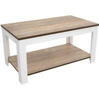 AVF Coffee Table - White Sands - 900 - Satin White Wood