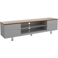 AVF TV Stand - White Sands - 1900 - Up to 85" TV's - Satin Grey