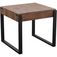 AVF Ridgewood Chunky Rustic Living room Lamp Table - Dark Wood