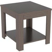 AVF Calibre Side Table Grey - Grey Oak Effect Coffee Side Table with Shelf. Perfect for Living room, Lounge, Bedroom. 50cm x 45cm x 44.7cm high