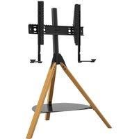 AVF FSLK1001HOXLWB Hoxton Sound Tripod TV Stand with Soundbar Mounting Kit in Li