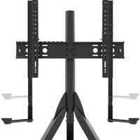AVF FSLK1001HOXBB Hoxton Sound Tripod TV Stand with Soundbar Mounting Kit in Black/Black