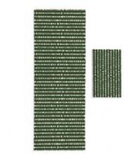 Habitat Dot Stripe Green Runner & Mat Set - 150x57cm