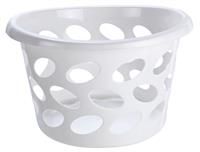 Argos Home 30 Litre Round Laundry Basket  White