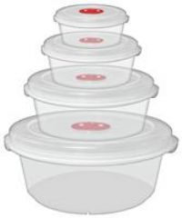 Argos Home Set of 4 Microwave Food Containers