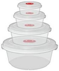 Argos Home Set of 4 Microwave Food Containers