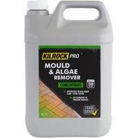 Kilrock Mould & Algae Remover 5L - Destroys mould in damp places - Trade strength formula Grey