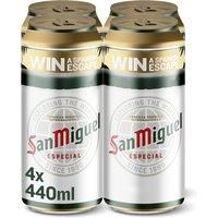San Miguel Especial Premium Lager 4 x 440ml