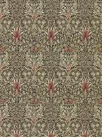Morris & Co. Snakeshead Brown Floral Wallpaper