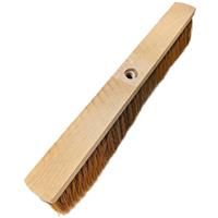 Hill Brush Company Threaded Socket Platform Broom Head Soft Coco Fibres 24" (575mm x 60mm x 88mm 95mm) in Natural Wood