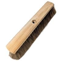 Hill Brush Company Threaded Socket Platform Broom Head Stiff Bassine Fibres (430mm x 60mm x 88mm 95mm) in Natural Wood